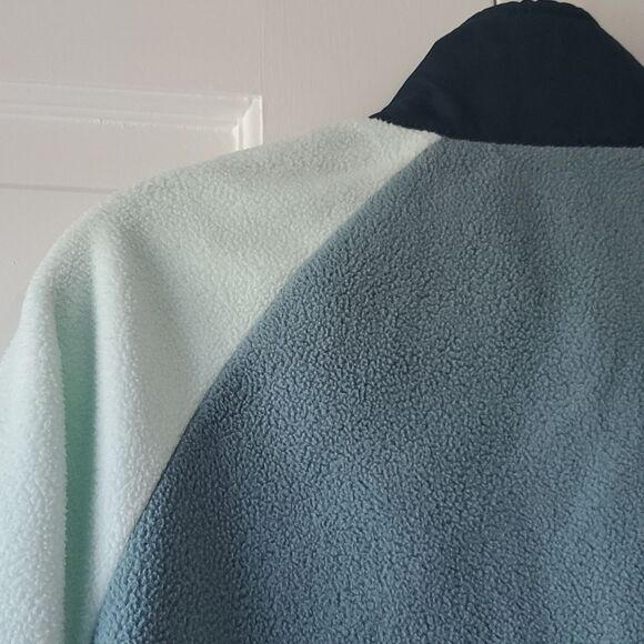 ALL IN MOTION POLARTEC GREEN FLEECE JACKET SIZE SMALL COLORBLOCK - Picture 4 of 9